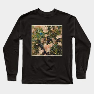 Pretty Pink Flowers Photography design with blue sky nature lovers Long Sleeve T-Shirt